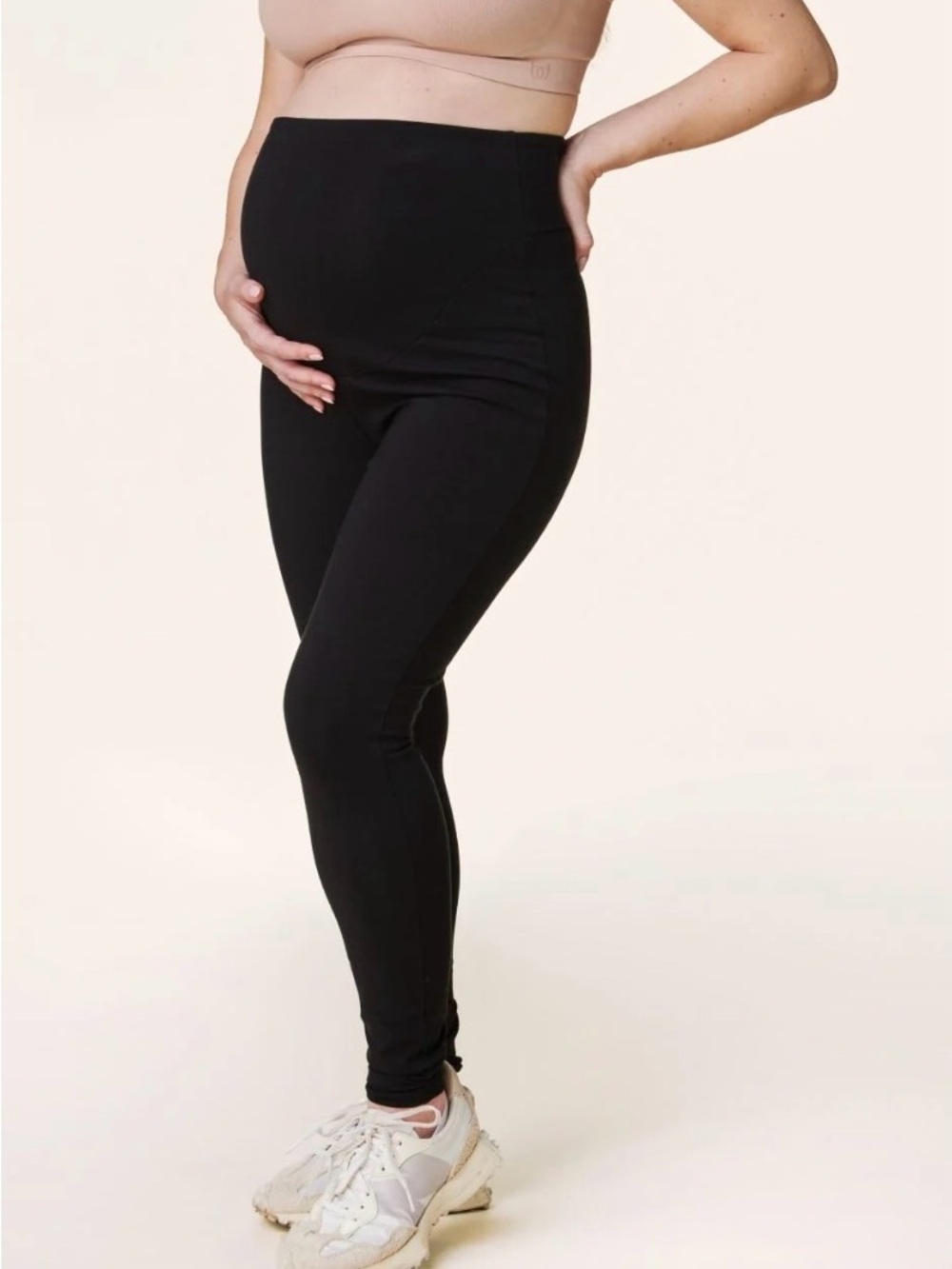 Bravado Black High-Waist Supportive Maternity Leggings - Brand New